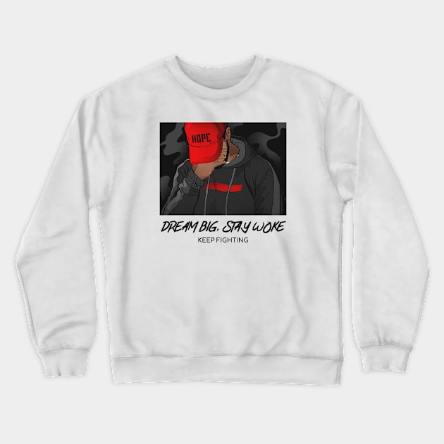 Stay woke Crewneck Sweatshirt by Milon store